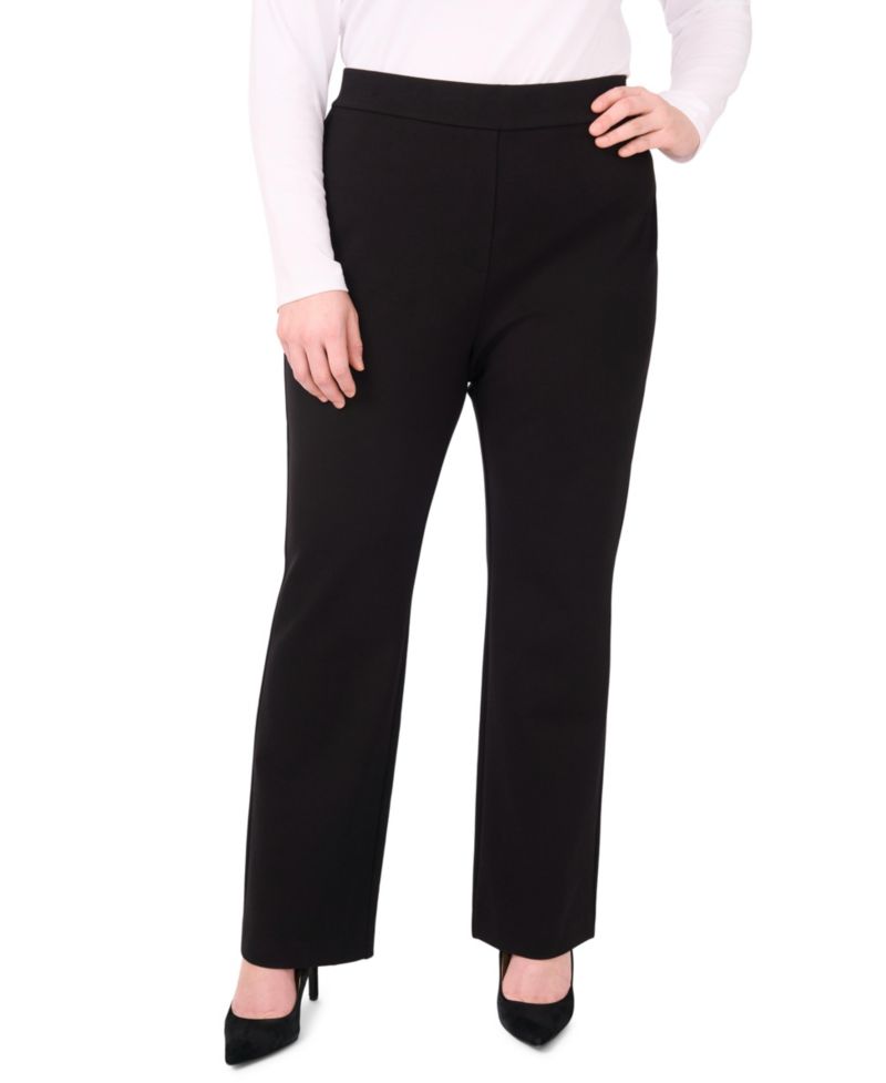 Plus Size Pull-On Bootcut Pants