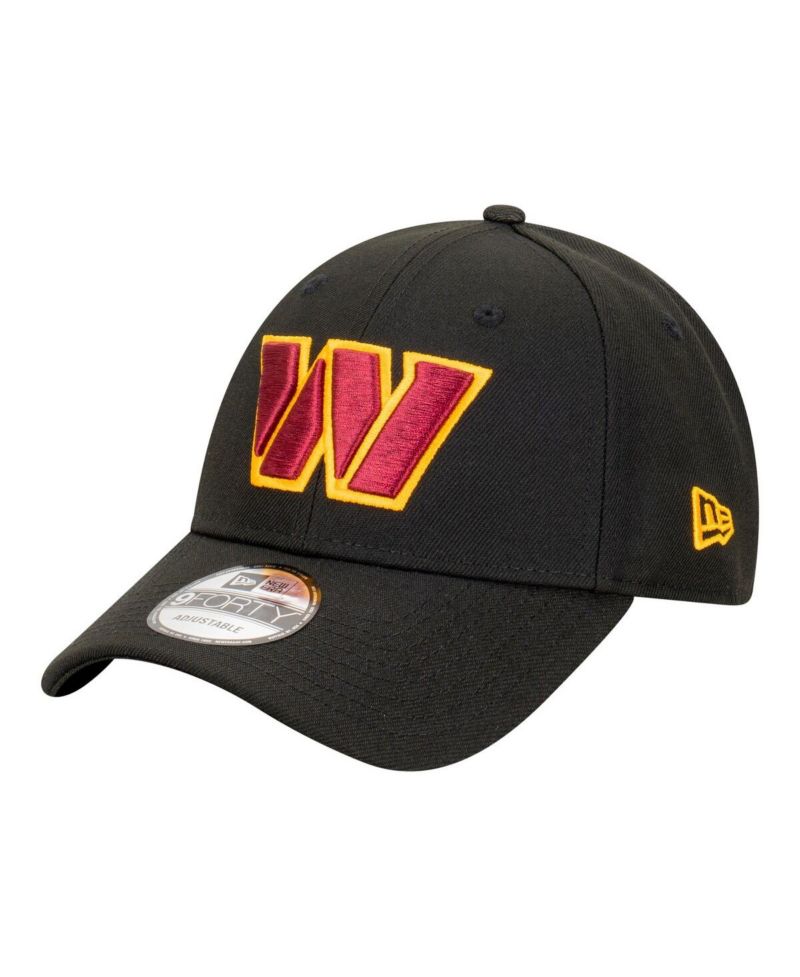 Men's Black Washington Commanders Core Team 9FORTY Adjustable Hat