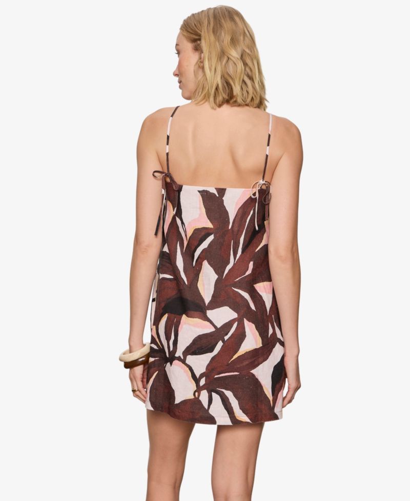 Women's Hideaway Printed Square Neck Mini Dress