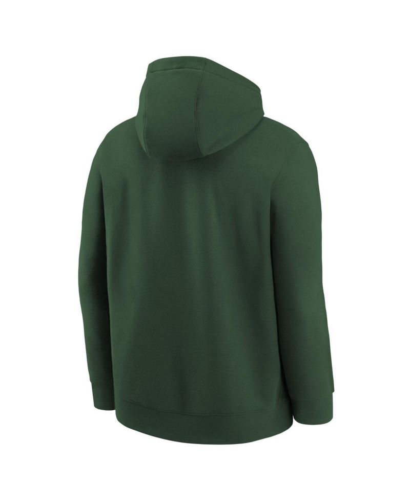 Big Boys and Girls Hunter Green WNBA Logo Essential Team Pullover Hoodie