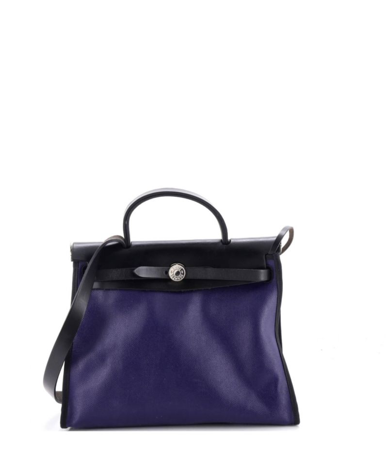 31 Herbag Zip Berline Vache Canvas and Leather