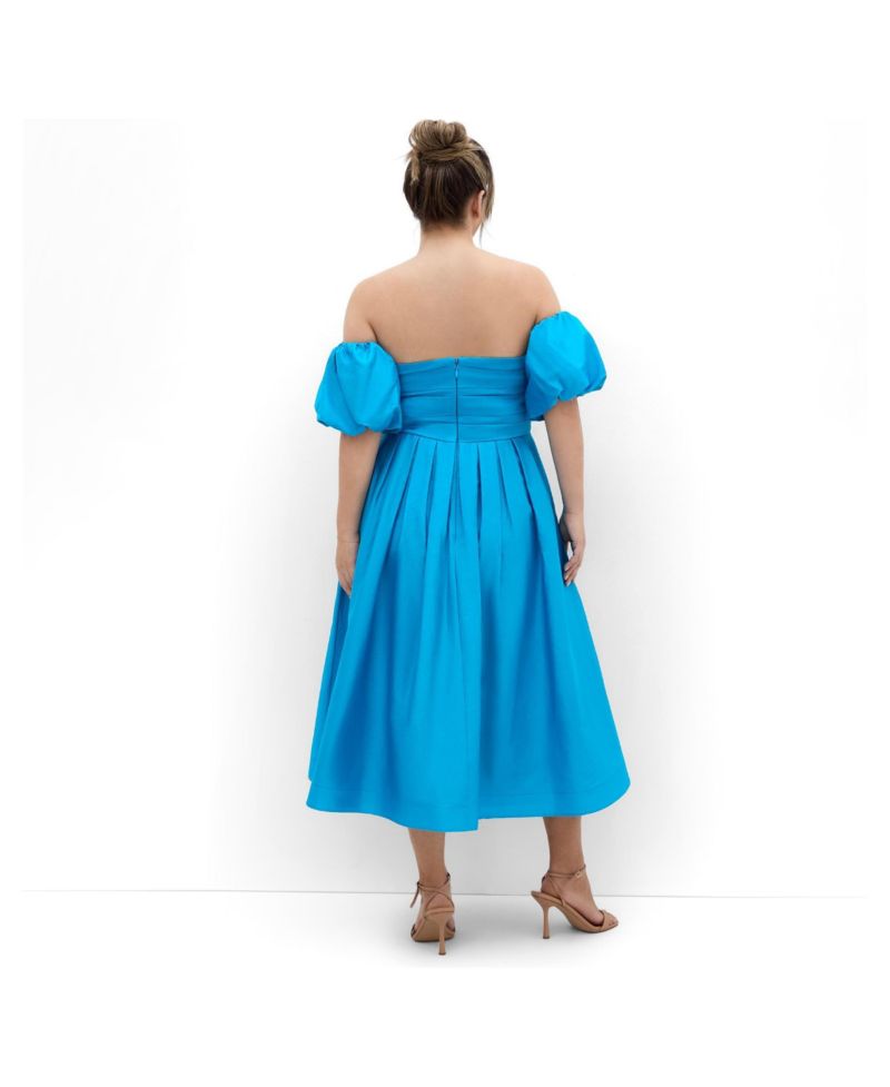 Women's Rosalee Puff Sleeve Midi Dress