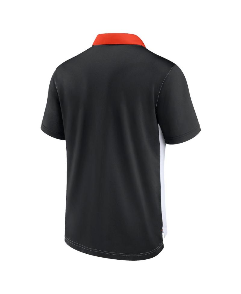 Men's White, Black San Francisco Giants Rewind Stripe Polo Shirt
