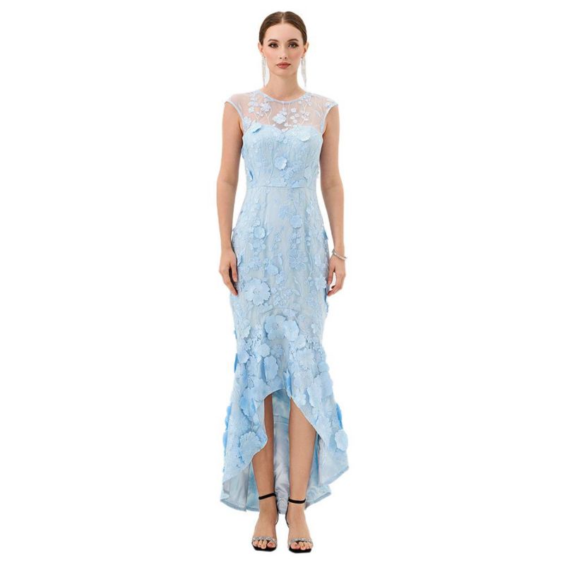 Women's Freyja Cap Sleeve Hi Lo Midi
