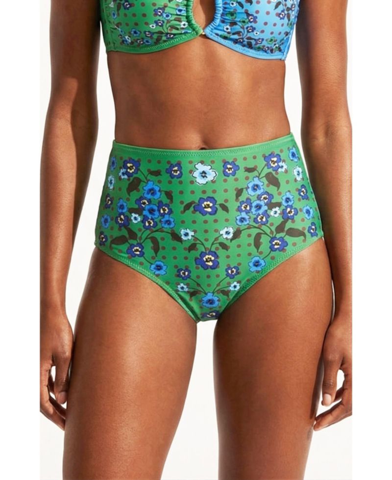Women's Polka Bloom Reversible Bikini Bottom