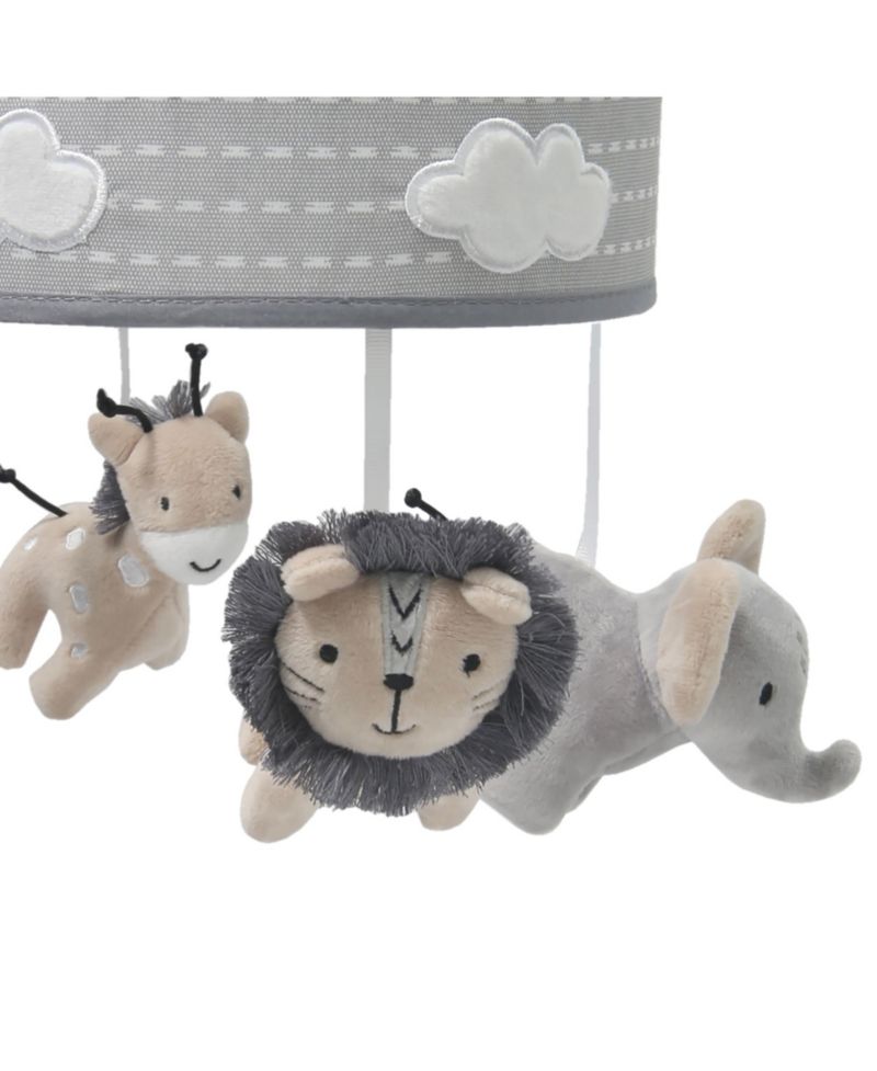 Baby Jungle Safari Musical Spinning Crib Mobile