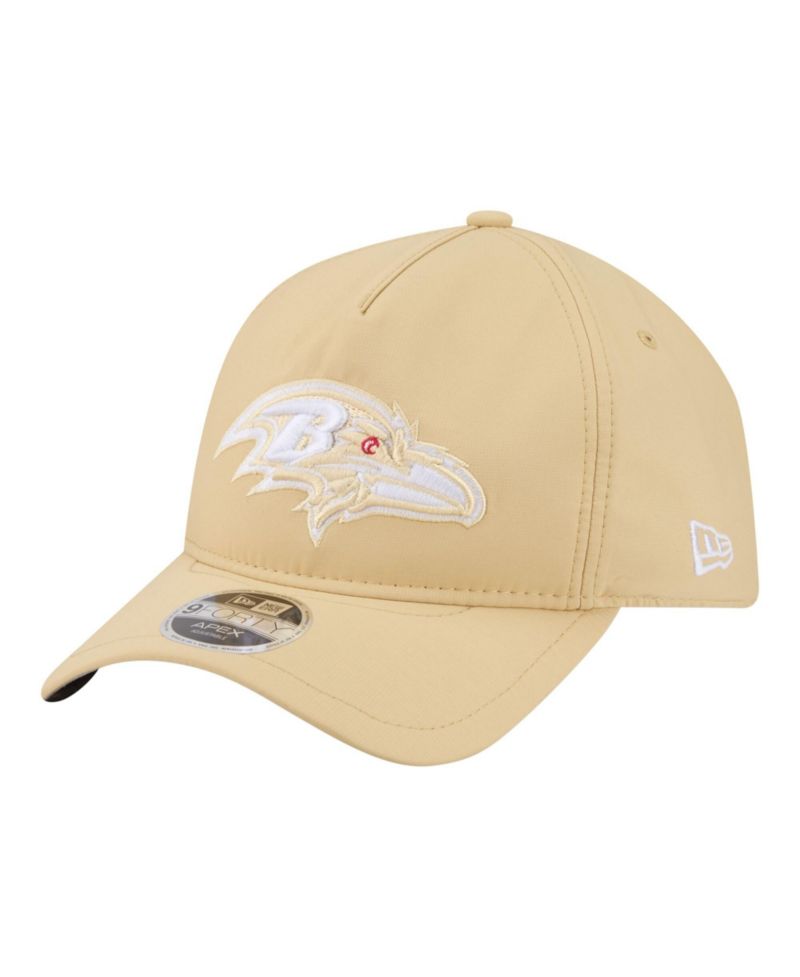 Men's Tan Baltimore Ravens Apex 9FORTY Adjustable Hat