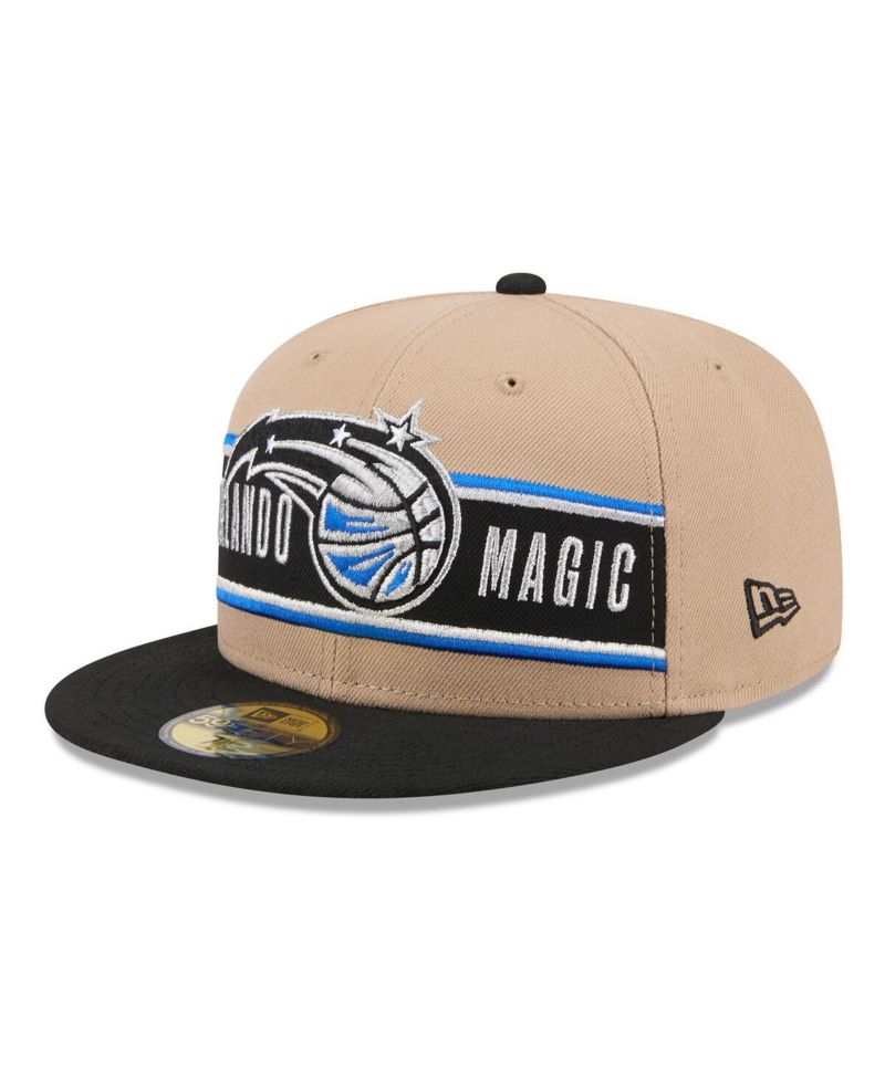 Men's Tan/Black Orlando Magic 2024 NBA Draft 59FIFTY Hat