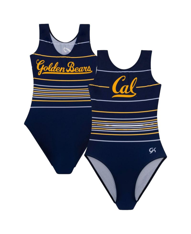 Big Girls Navy Cal Bears Elite Spirit Leotard