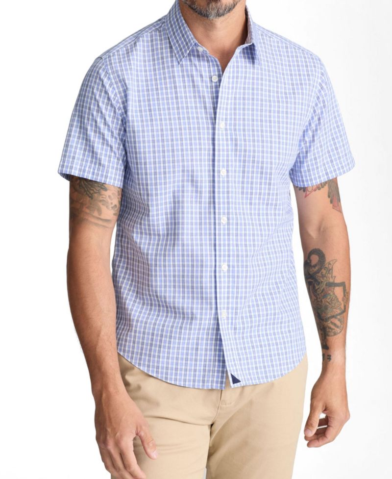 Men's Regular Wrinkle-Free Short-Sleeve Dante Shirt