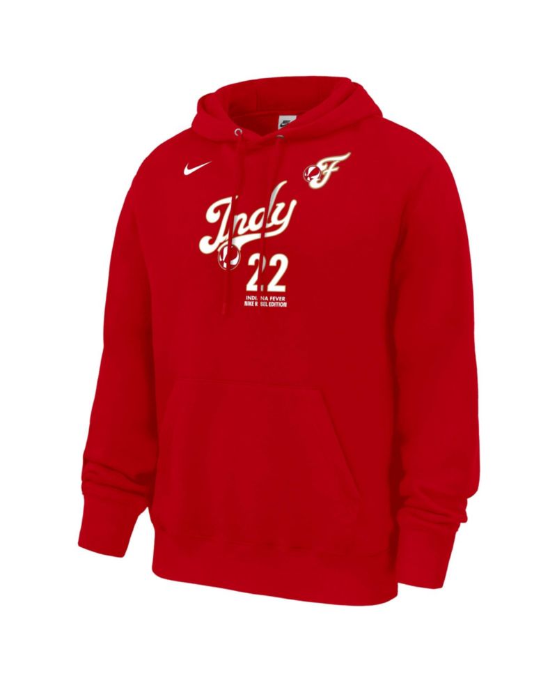 Men's Caitlin Clark Red Indiana Fever Rebel Edition Name & Number Hoodie