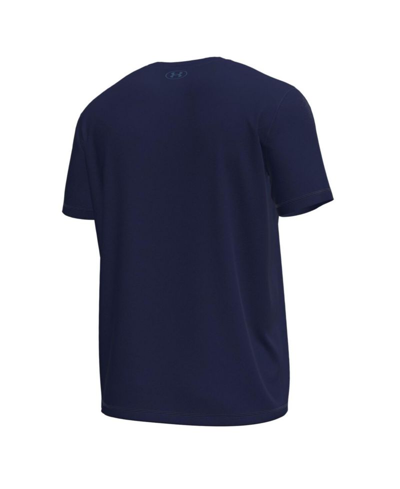 Men's Navy Notre Dame Fighting Irish Sporting Leprechaun Tech Stretch T-Shirt