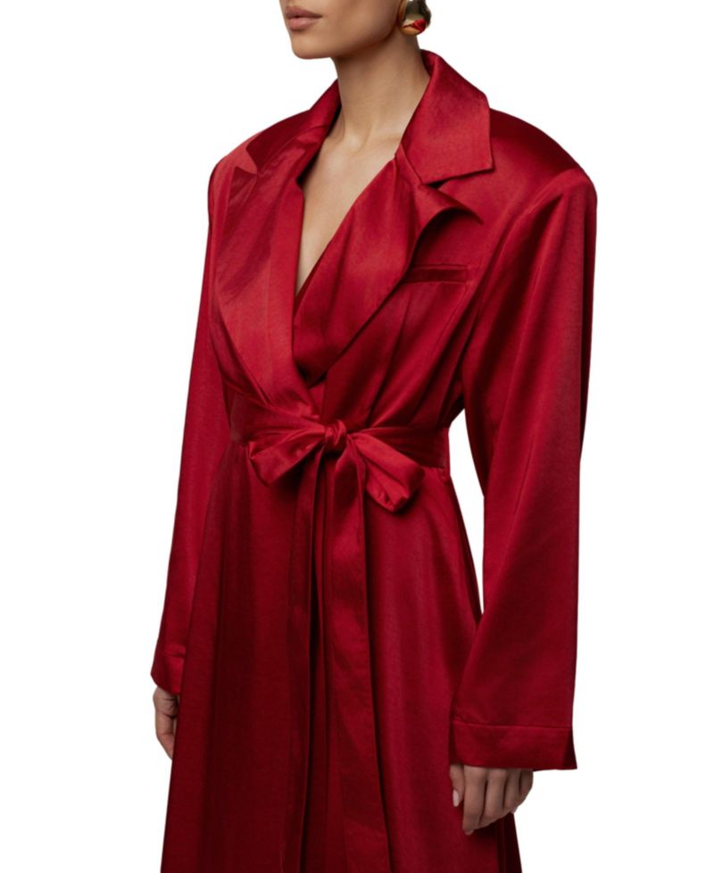 Women's Satin Embrace Maxi Dress