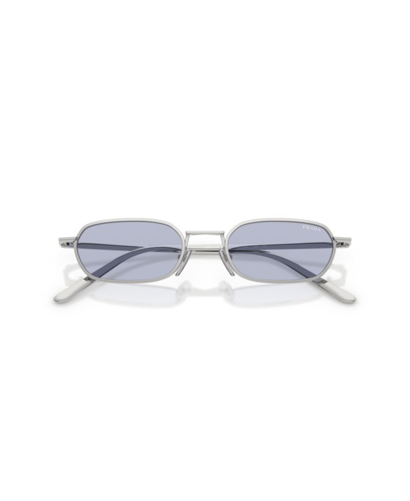 Y2K Metal Oval Sunglasses PR D58S