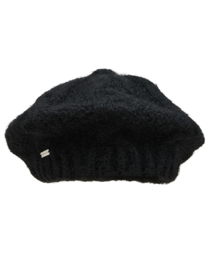 Fuzzy Chunky Cable Beret