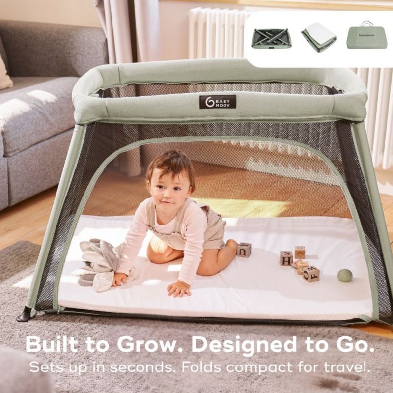 Moov and Comfy 3-in-1 Travel Crib and Playard