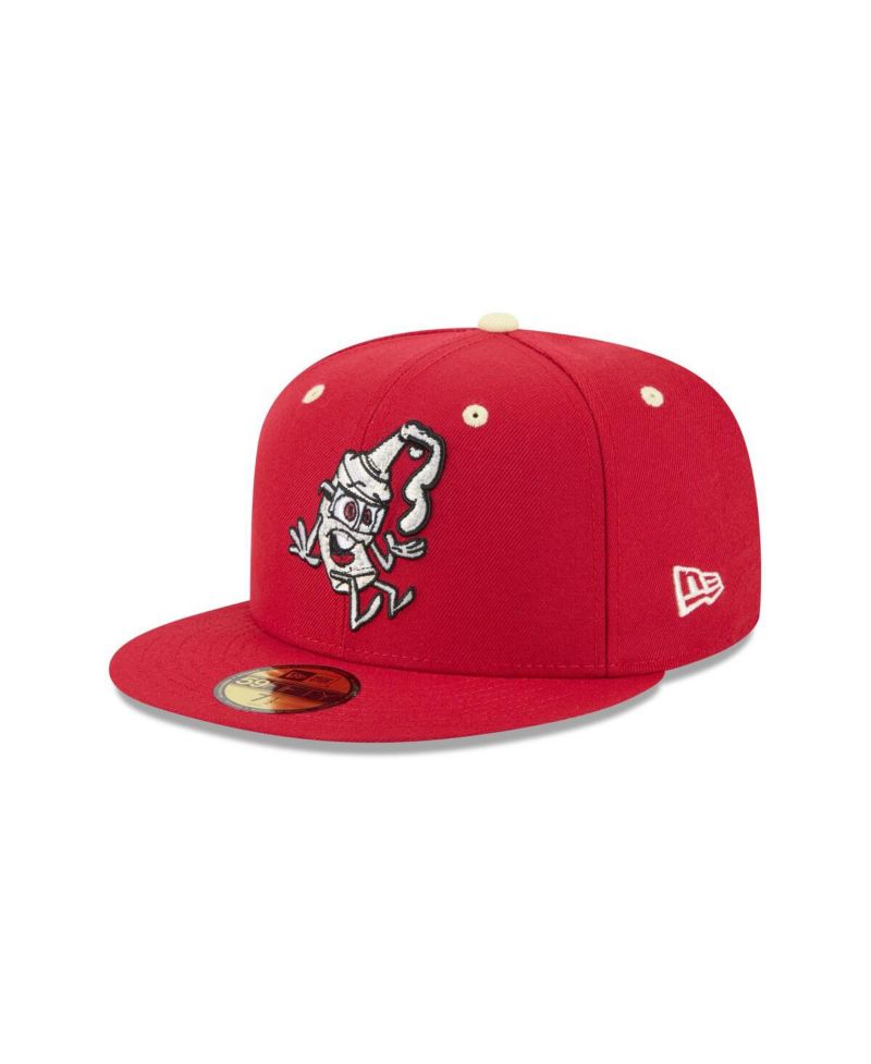 Men's Red Rocket City Trash Pandas Theme Nights 59FIFTY Fitted Hat