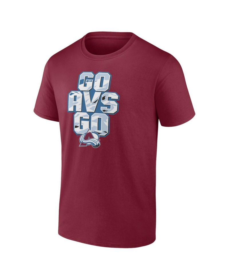 Men's Burgundy Colorado Avalanche Local T-Shirt