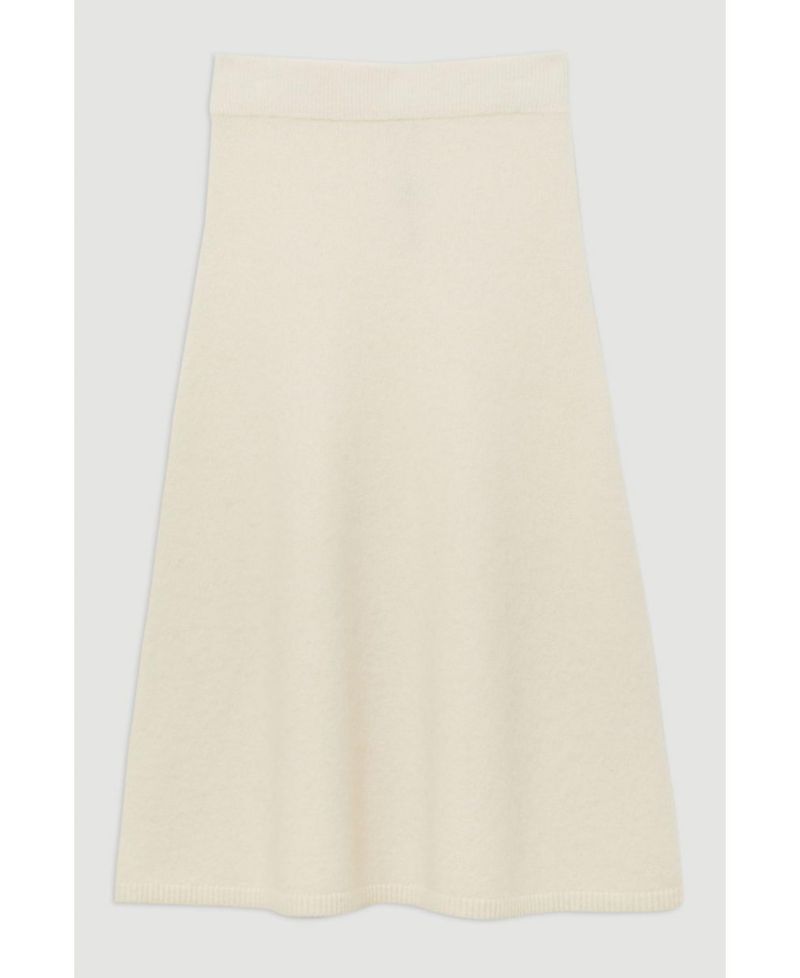 Women's Alpaca Wool Fluffy Full Knit Skirt