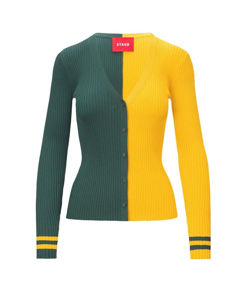 Women's Green, Gold Green Bay Packers Cargo Sweater
