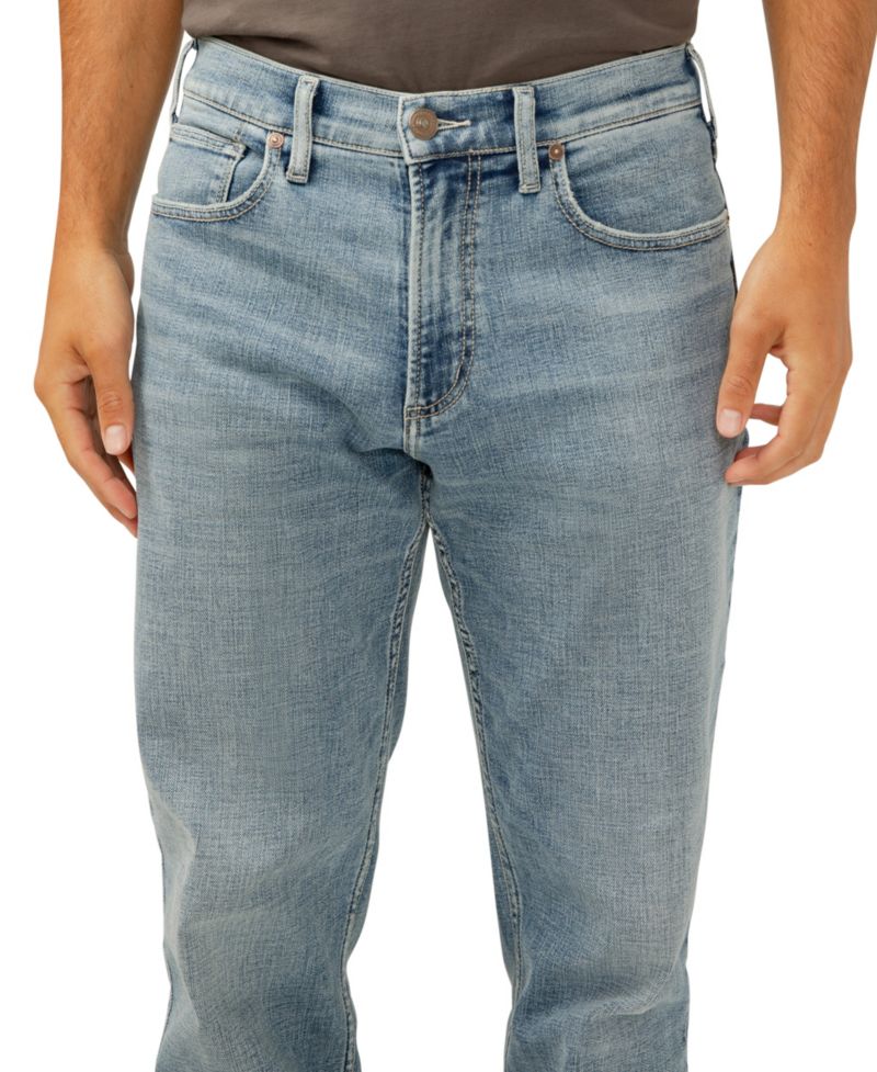 Men's Eddie Classic Athletic Fit Tapered Leg Luxe Heritage Jeans