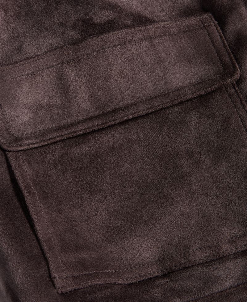 Women's Cropped Faux Suede Jacket