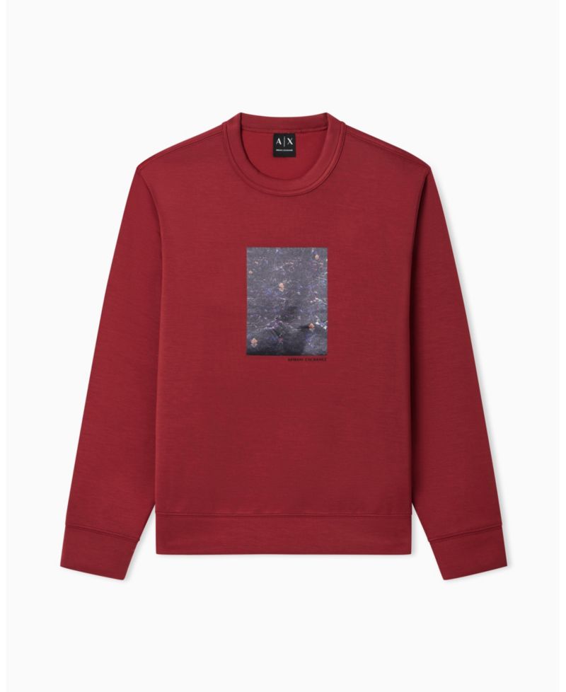Men's Box Floral Crewneck Sweatshirt