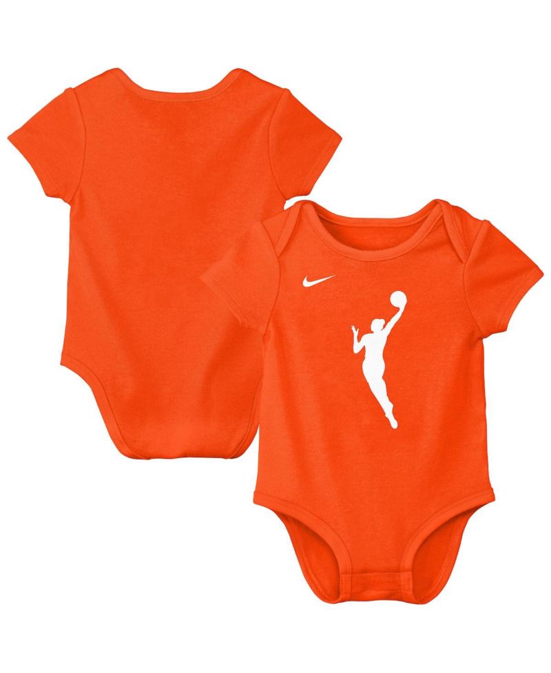 Baby Boys and Girls Orange WNBA Essential Logo Bodysuit
