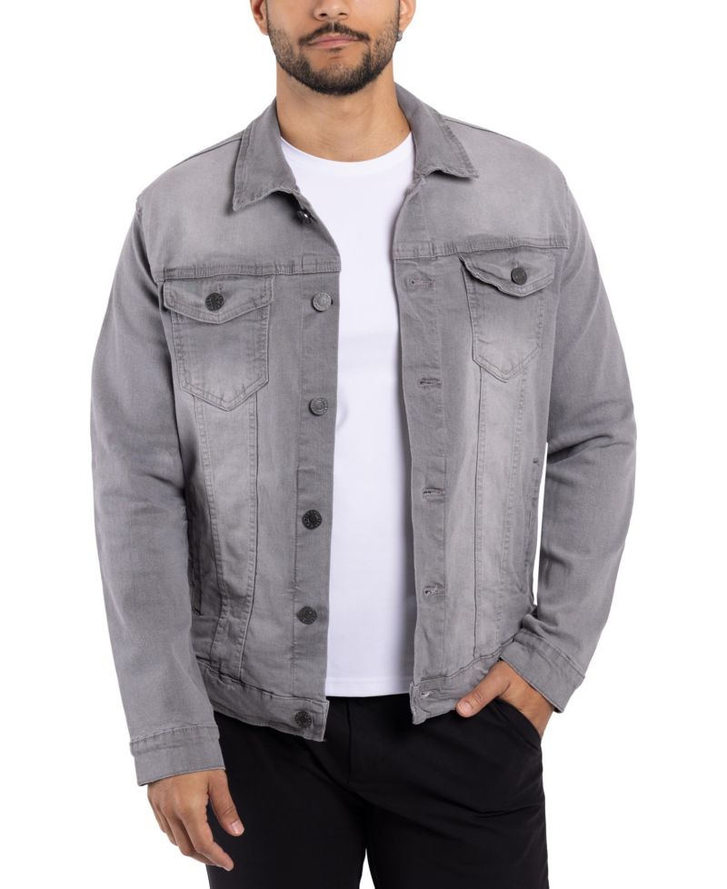 XRAY Men's Regular Fit Flex Denim Jacket