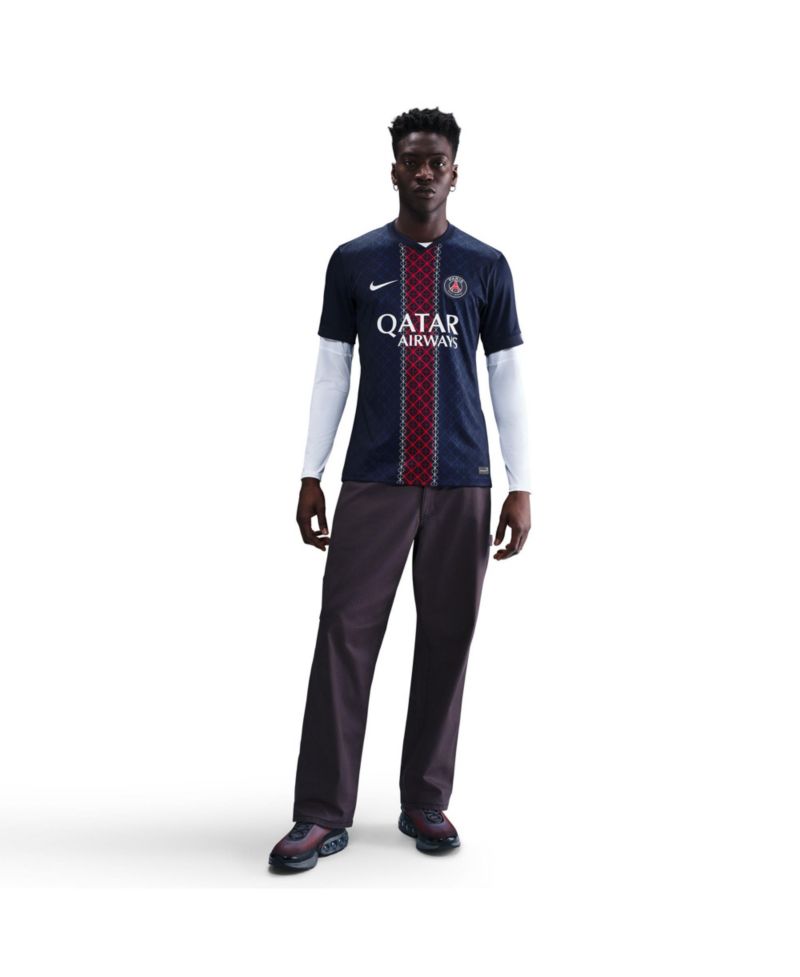 Men's Navy Paris Saint-Germain 2025/26 Home Replica Jersey