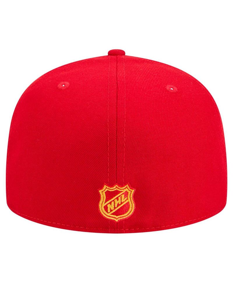 Men's Red Calgary Flames Core 59FIFTY Fitted Hat
