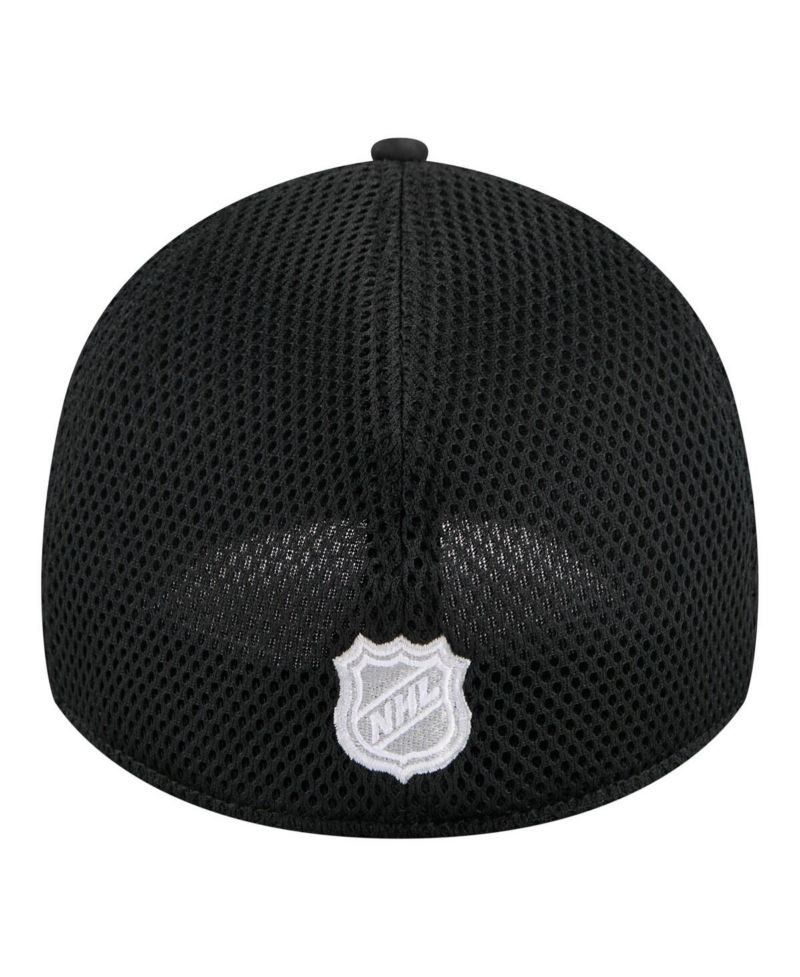 Men's Black Los Angeles Kings Logo 39THIRTY Flex Hat