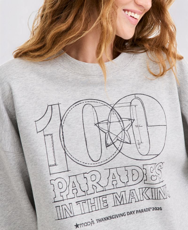 100th Thanksgiving Day Parade Adult Unisex Blueprint Sweatshirt
