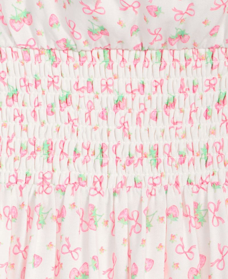 Girls' 7-20 Berry-Print Sleeveless Dress