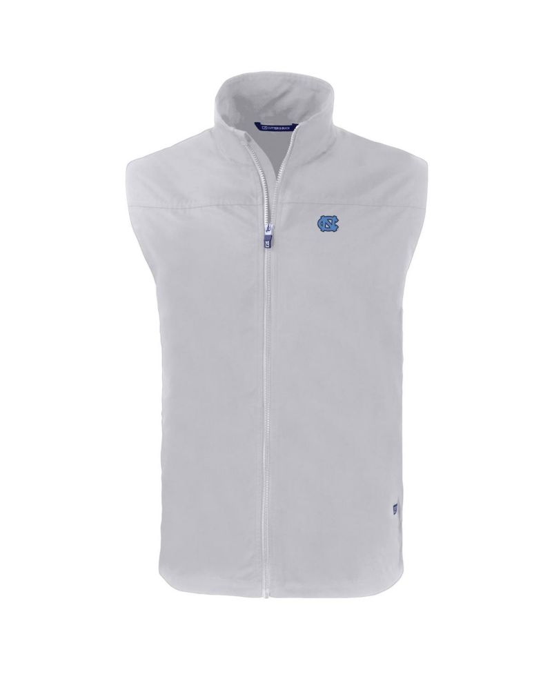 Men's Gray North Carolina Tar Heels Charter Eco Full-Zip Vest