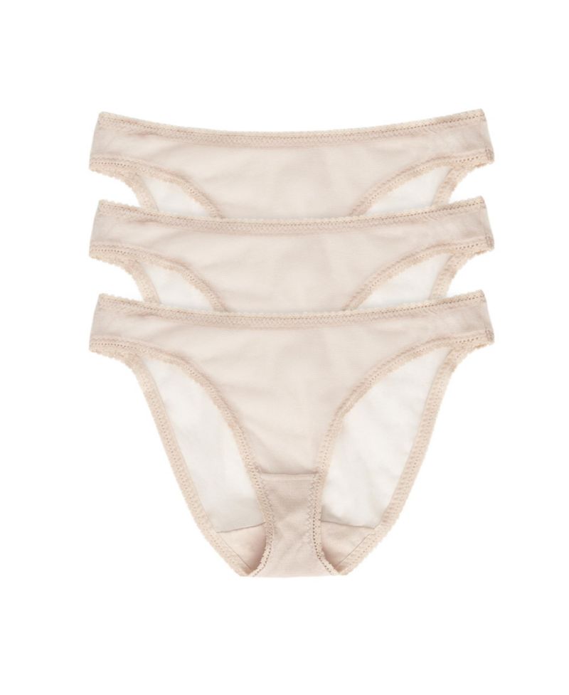 Women's Mesh Hip Bikini Underwear 3 Pack 3202P3