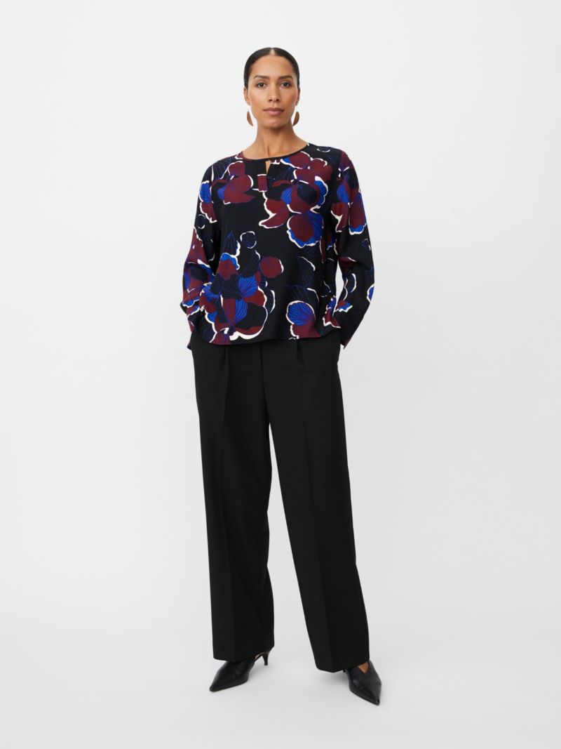 Women's Belsanu Round Neck Long Sleeve Blouse
