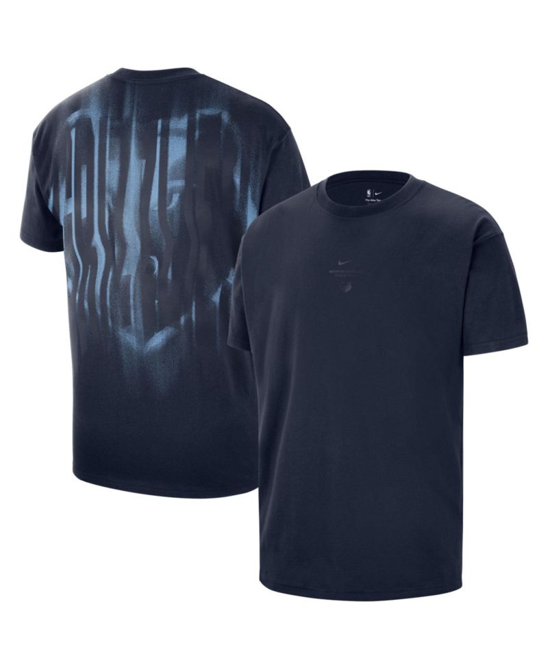 Men's Navy Memphis Grizzlies 2026 Standard Issue Pre-Game Max 90 T-Shirt