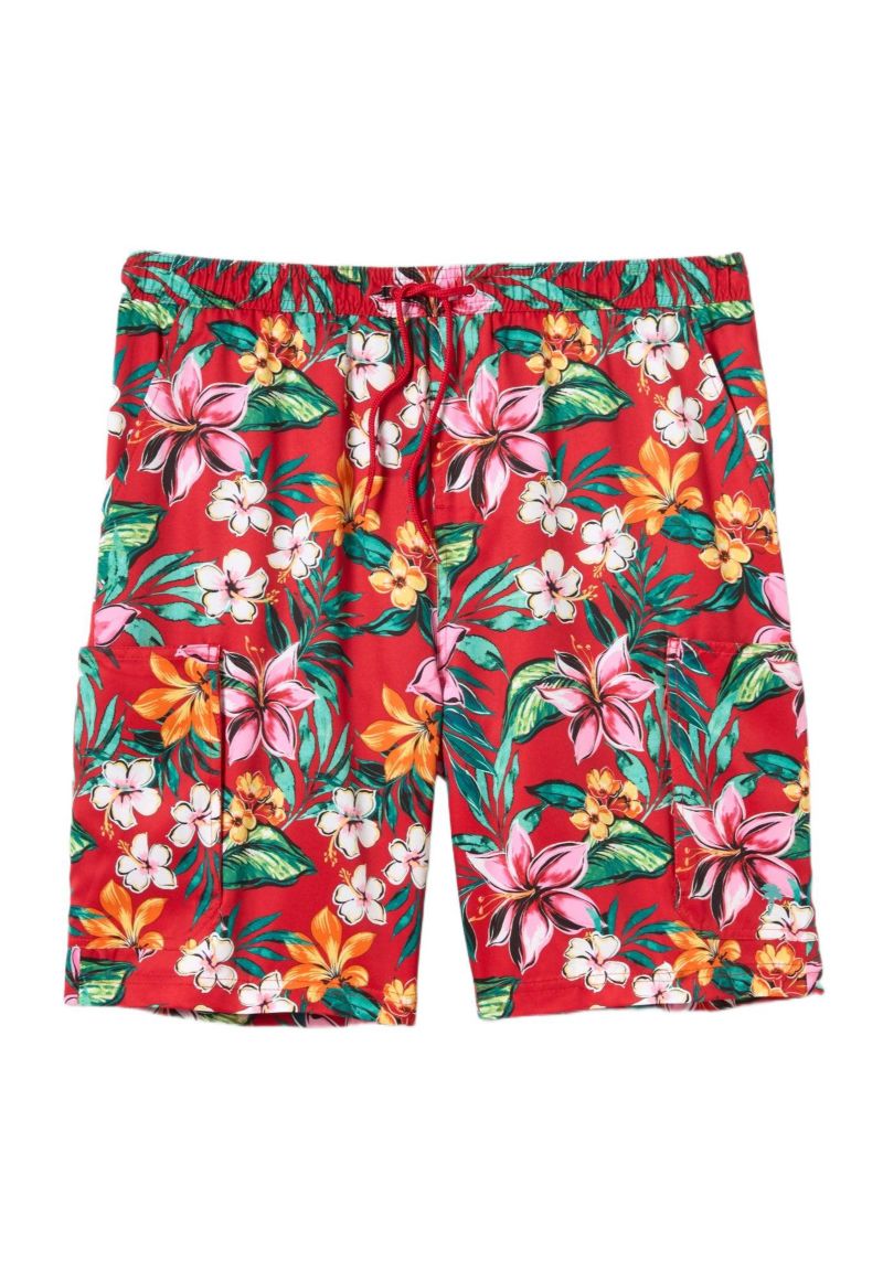 Big & Tall 8" Cargo Shorts with Super Stretch Liner