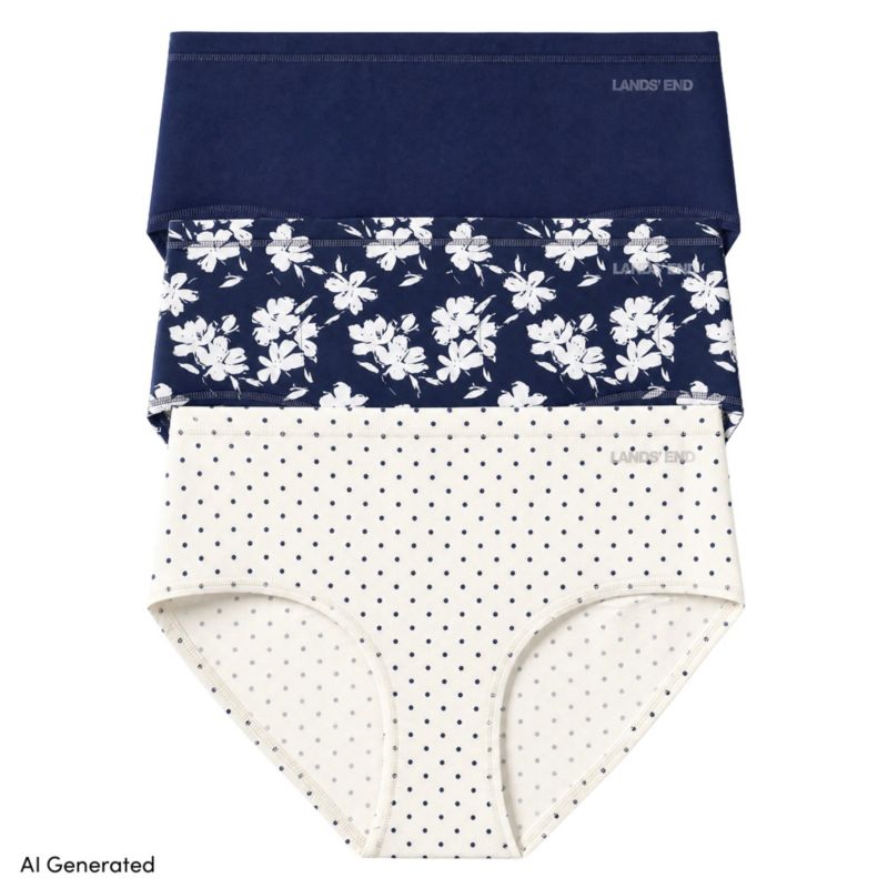 Women's Brief True Solutions Light Weight Microfiber Basics 3 Pack Panties
