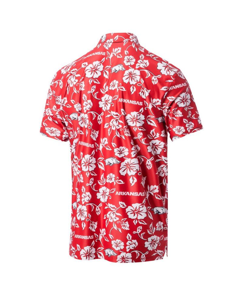 Men's Cardinal Arkansas Razorbacks Performance Polo Shirt