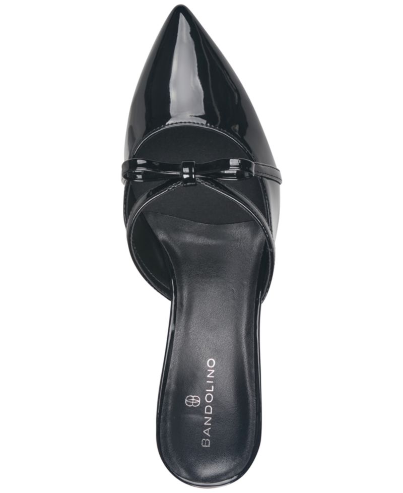 Women's Mokita Crisscross Bow Kitten Heel Pumps