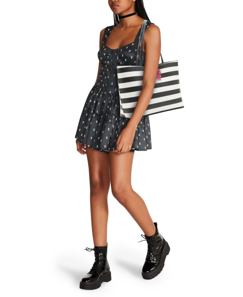 Striped Bow Tote