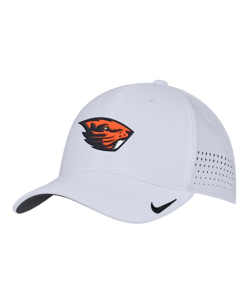 Men's White Oregon State Beavers 2025 On-Field Performance Flex Hat