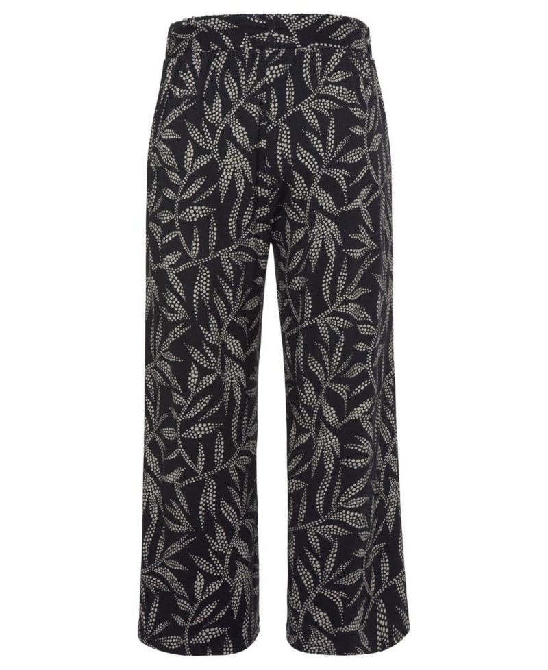 Women's Viscose Printed Culottes High-Waist Pants