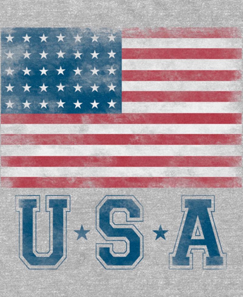 Men's USA Two Star Flag 2 Short Sleeve T-Shirt
