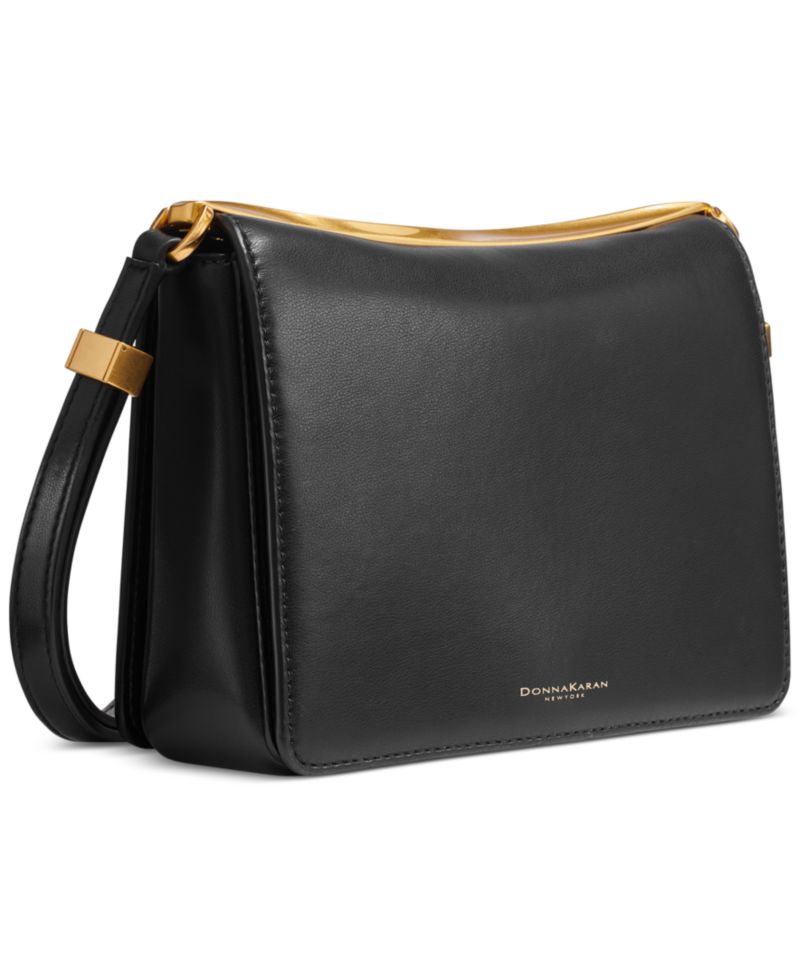Jericho Flap Shoulder with Sculpted Hardware Bag