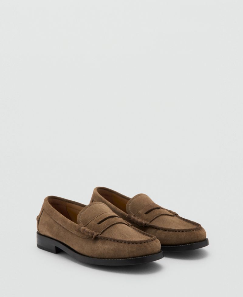 Men's Split Leather Moccasins