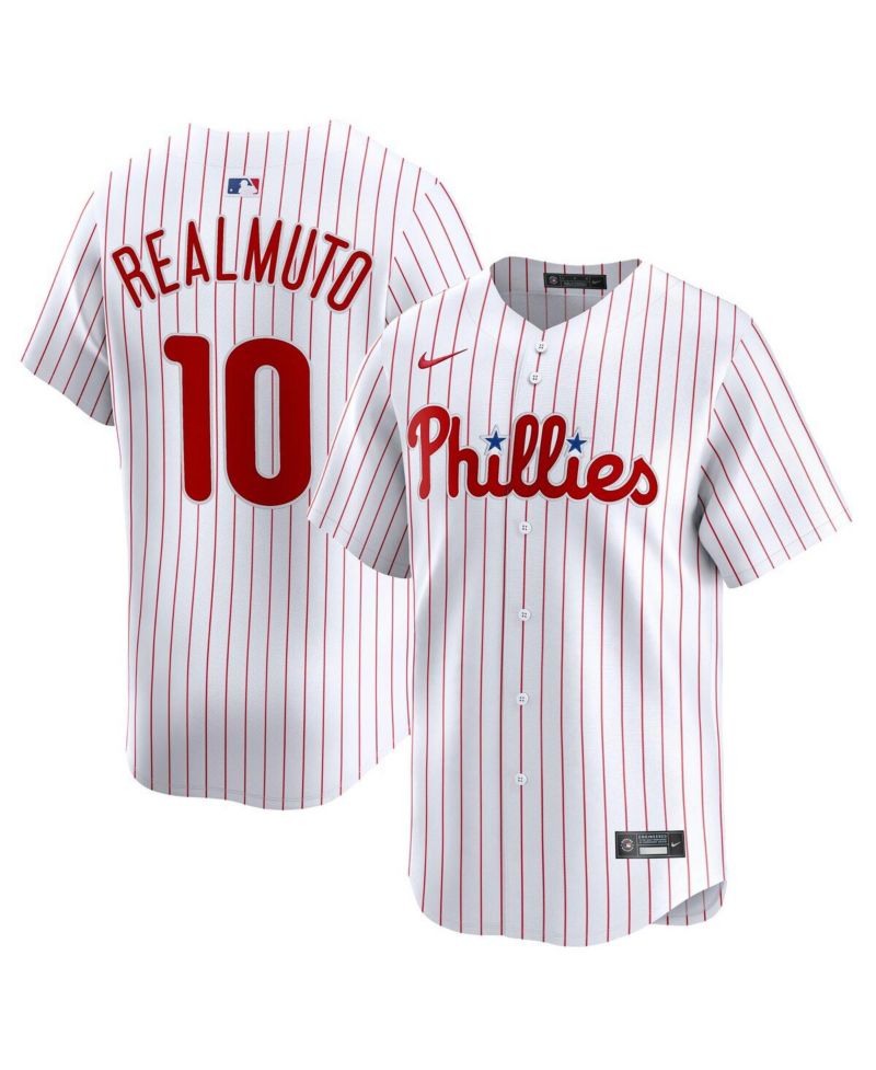 Men's J.T. Realmuto White Philadelphia Phillies Home Limited Player Jersey