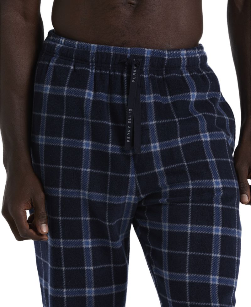 Men's Shirt & Plaid Pajama Set